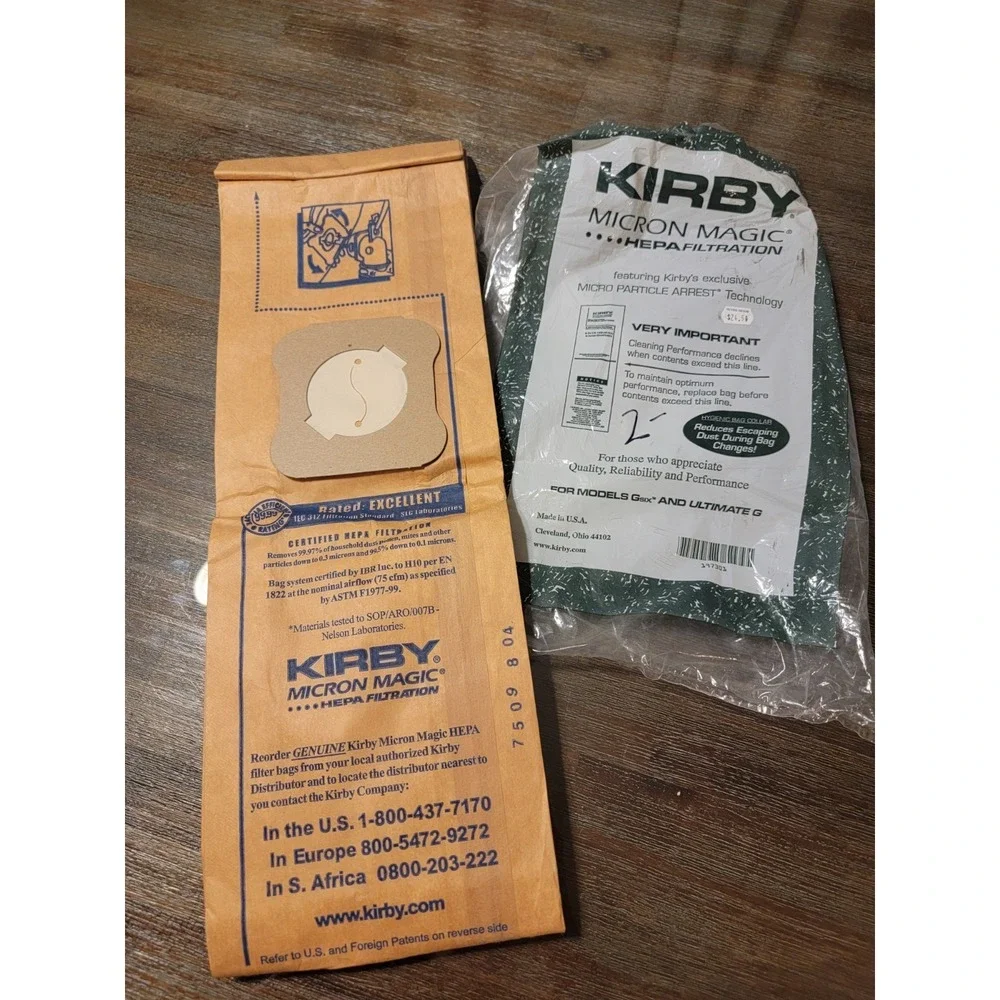 10 KIRBY VACUUM CLEANER BAGS‎ G3 G4 G5 G6 ULTIMATE G G7 G7D MICRON MAGIC 197394